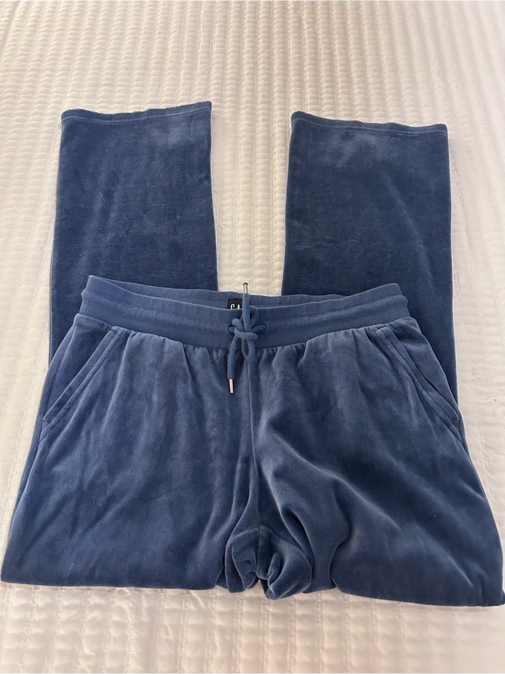 Gap Kids Plush Velour Jogger  - Deep Blueberry Comfort Loungewear - Picture 4 of 8